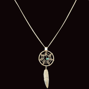 Navajo Dreamcatcher Necklace - Matt 925 Inc.