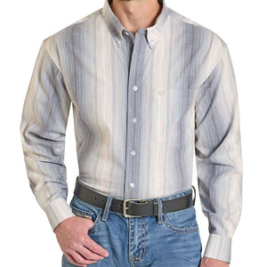 Men's Variegated Stripe Shirt - Rock & Roll Denim