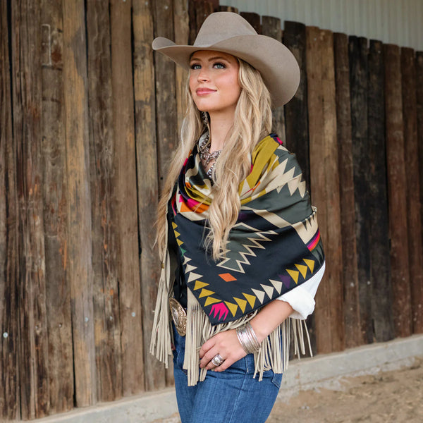 Cross Me Scarf  - Fringe Scarves