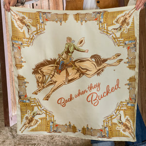 Back When They Bucked  - Fringe Scarves