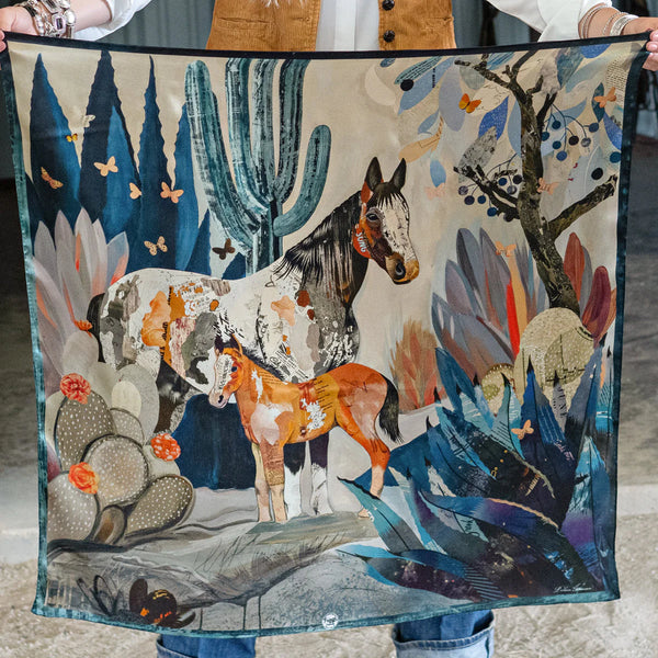 Blue Melodies Scarf  - Fringe Scarves