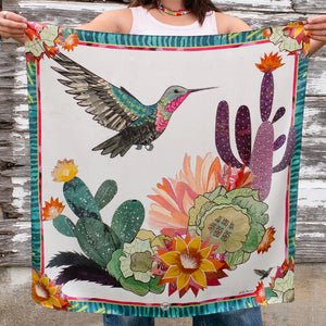 Cactus Bloom - Fringe Scarves