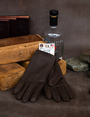 Deerskin Driving Glove Brown - Geier Gloves