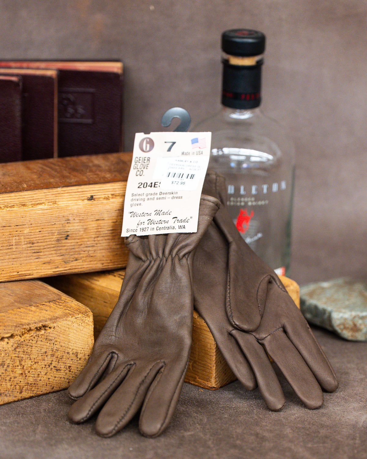 leather dress gloves Deerskin Glove Brown x-styleCode:22CO5096 Perfectly suited for formal Tuckernuck NEW Midnight Garden Color:Wine Red Dress