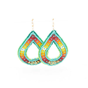 Daisy Floral Earrings Buckskin - Sequoia Conner