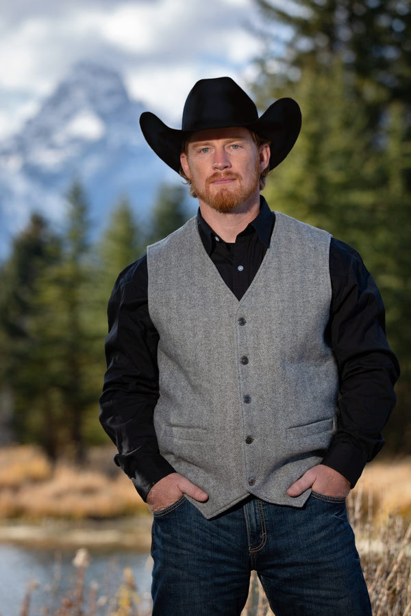 Doc Holiday Wool Vest - Wyoming Traders