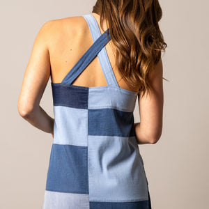 Women's Dottie Indigo Dress - Kimes Ranch