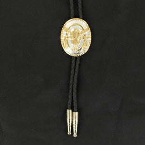 Skull Feather Bolo Tie - M&F Western Products