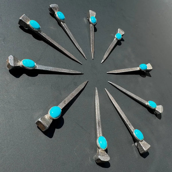 Magnetic Horseshoe Nail Hat Pin - Hallett Peak