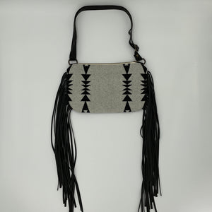 Medium Crossbody with Fringe Purse - Puddle City Craft