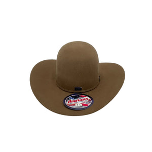 100X 4 1/4F Pecan Felt Hat - American Hat Co.