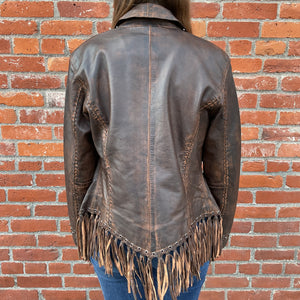Women's Rivet & Fringe Jacket - Cripple Creek