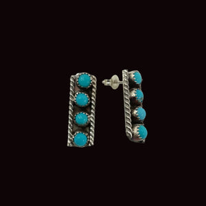 Turquoise Dangle Earrings - MATT925