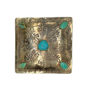 Flower Box with Turquoise - J. Alexander