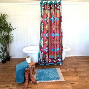 Earthwork Shower Curtain - Fringe Scarves