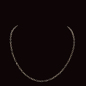 The Sterling Silver Oval Cable Chain -