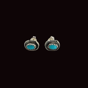 Turquoise Post Earrings - MATT925