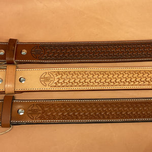 Hamley Full Basket Weave Straight Belt