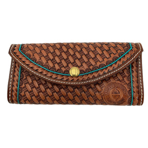 Hamley Basketweave Clutch Wallet