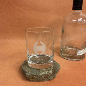 Hamley Barrel H Whiskey Glass 13.75 oz.