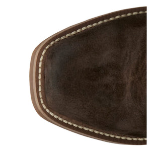 Men's Cowboy Town Chocolate Suede Boot - Justin