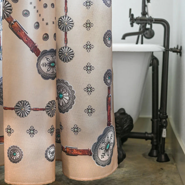 Flagstaff Shower Curtain - Fringe Scarves