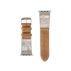iWatch Band with Floral Engravement - Nocona