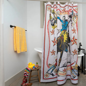 Star of the West Shower Curtain - Fringe Scarves