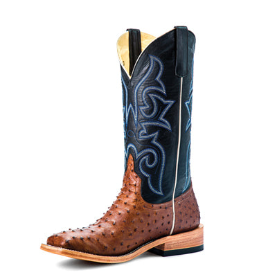 Men's Full Quill Ostrich Boots - Top Hand