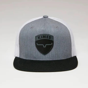 Grey White Kimes Ranch Logo Ballcap