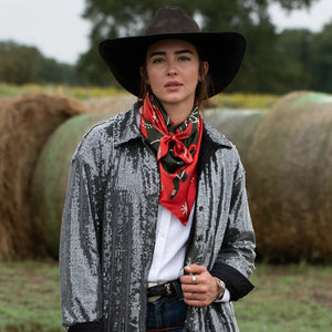 Two Cowgirls Scarf  - Fringe Scarves