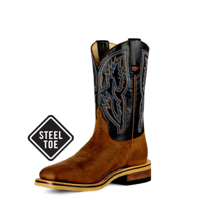 Men's BEARKAT Distressed Bison Boots - Horse Power