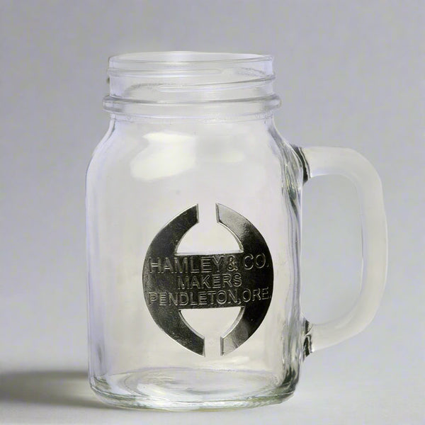 Hamley Logo Mason Jar