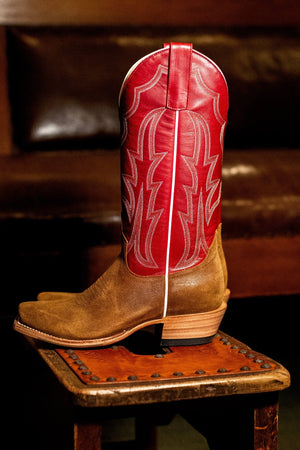 Women's Commander Red Boots - Macie Bean