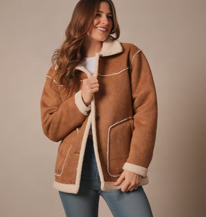 Women's Reversible Tobacco Hanna Jacket - Kimes Ranch