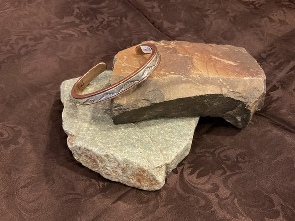 Navajo Copper & Silver Small Bracelet - AAIA Inc.