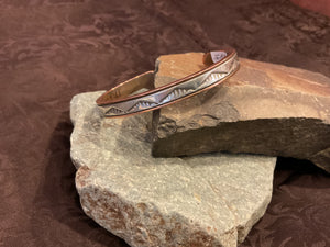 Navajo Copper & Silver Small Bracelet - AAIA Inc.