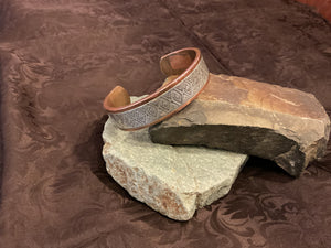 Navajo Copper and Silver Cuff Bracelet - AAIA