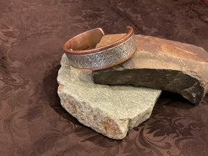Navajo Copper and Silver Cuff Bracelet - AAIA