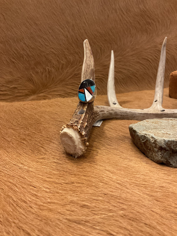 Navajo Inlay Ring  - AAIA