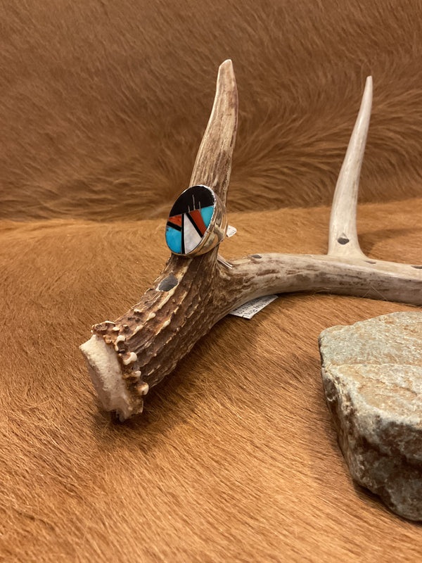 Navajo Inlay Ring  - AAIA