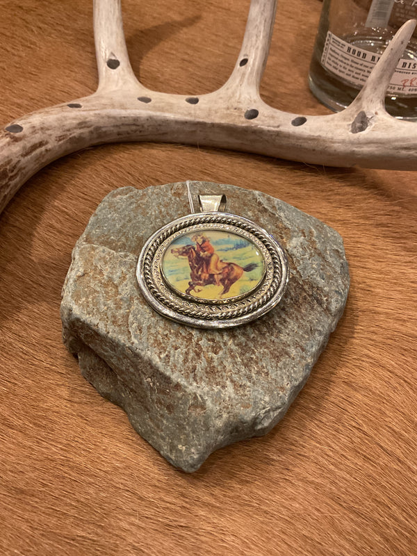 Cowgirl Pendant