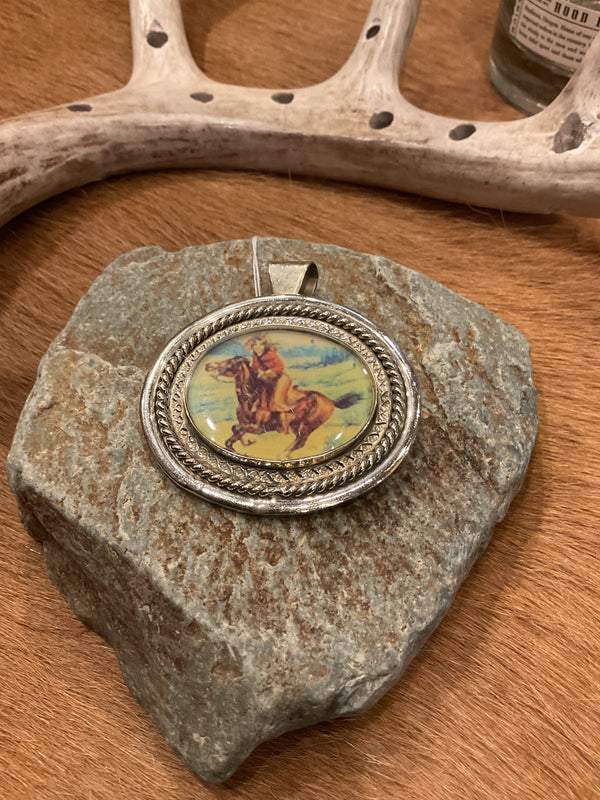 Cowgirl Pendant