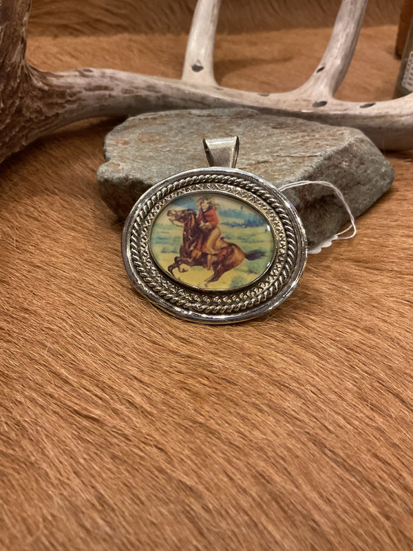 Cowgirl Pendant