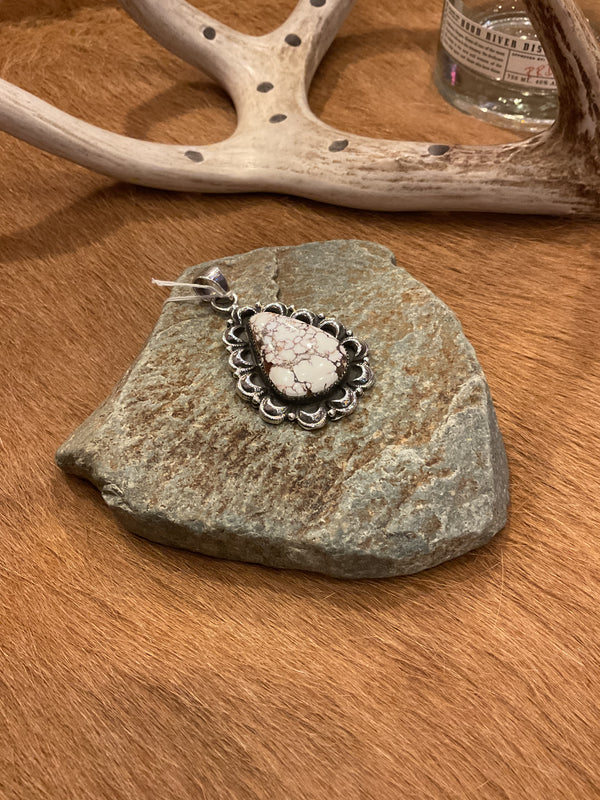 White Buffalo Pendant