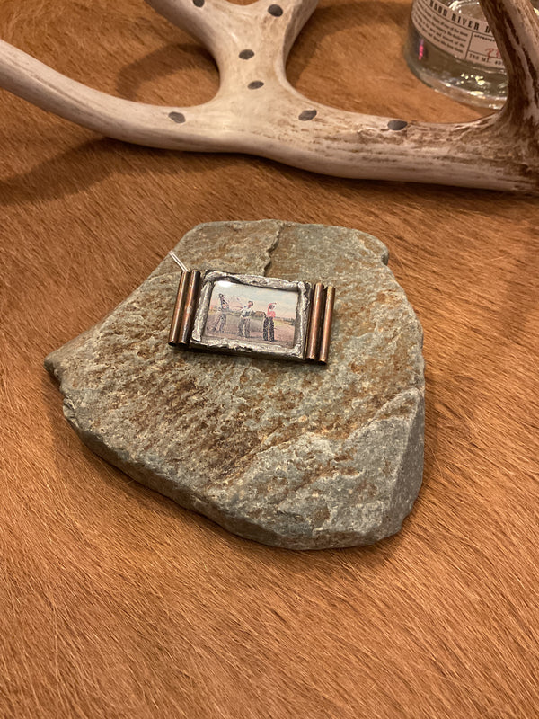 Western Cowboy Pin