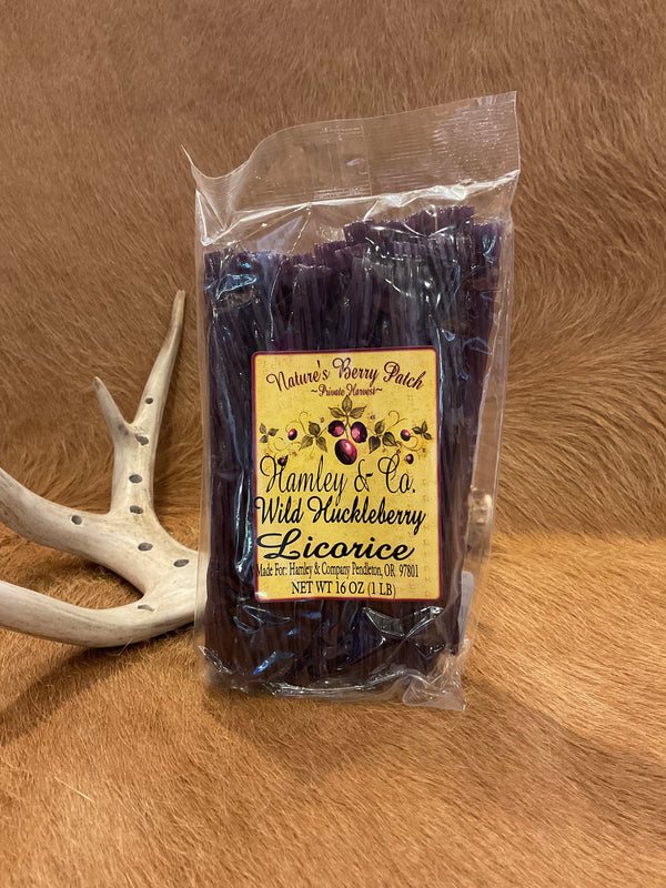 Huckleberry Licorice 16oz Bag