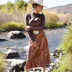 Women’s Cruel Tack Print Skirt - Cruel Girl