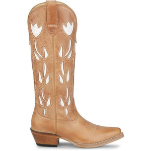 Women's May Antique Tan Cowhide Boots - Justin Boots