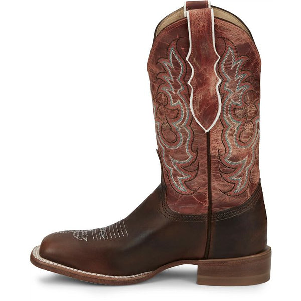 Dusty Cognac Cowhide - Justin Boots